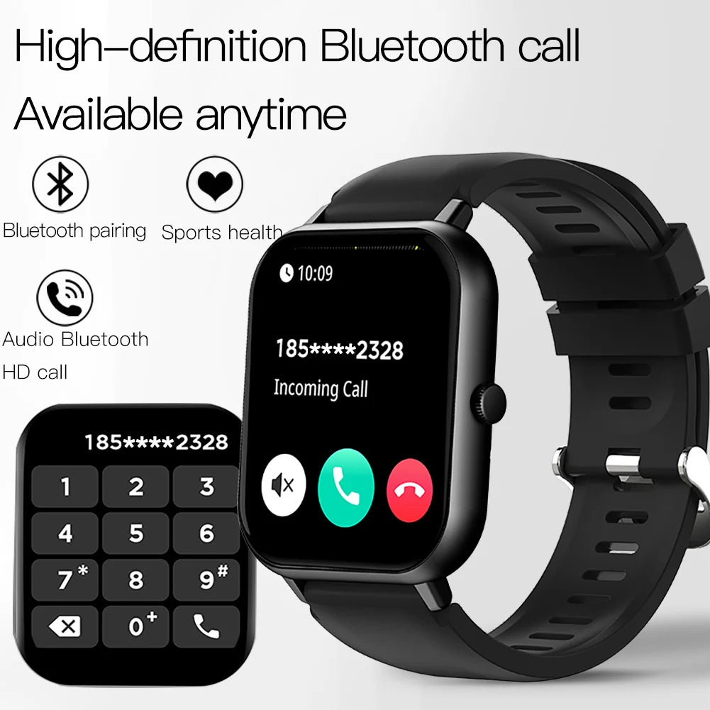 OLEVS 8203 Smart Watch 1.83 Inch Full Touch Screen Bluetooth Call Smartwatch Waterproof Music Fitness Tracker Sports Smartwatch