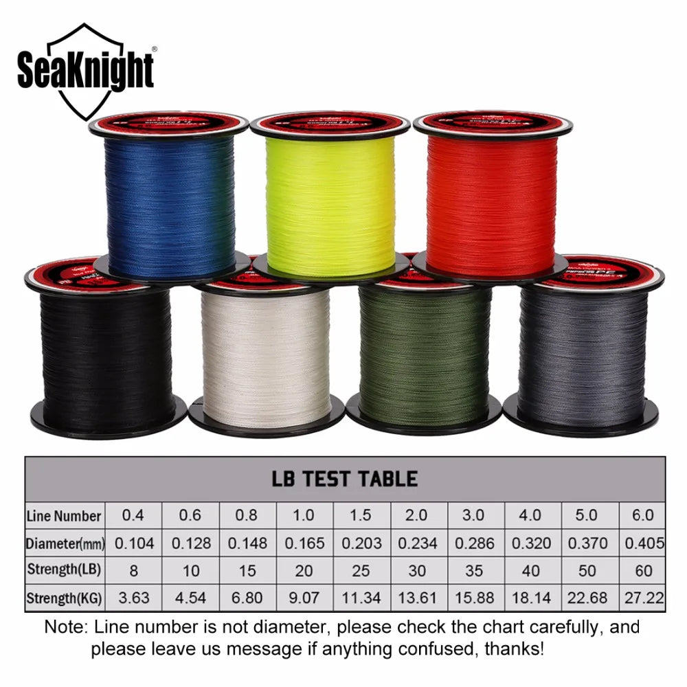Brand TriPoseidon Series 300M 330Yards PE Braided Fishing Line 4 stands 8 10 20 60LB Multifilament Fishing Line