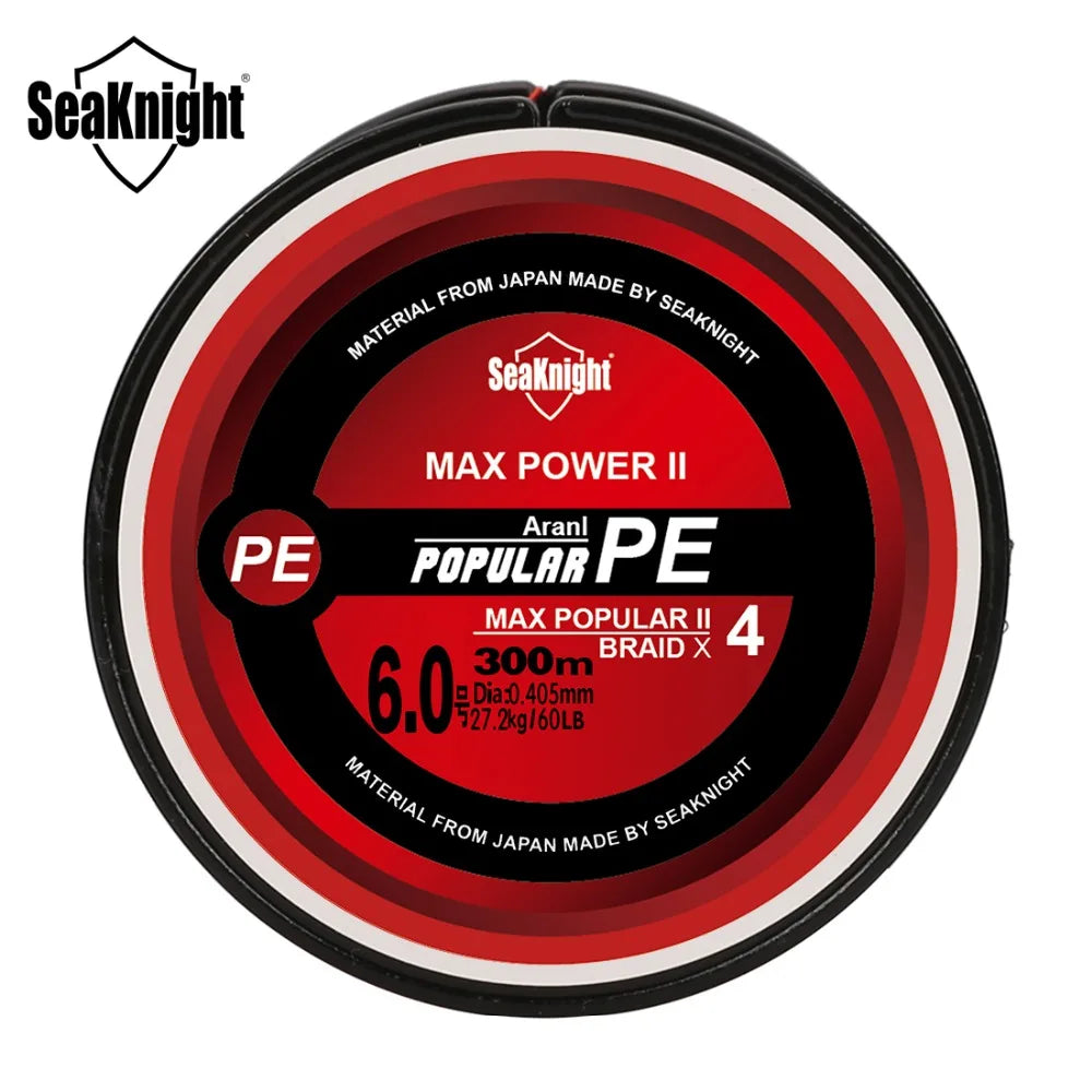 Brand TriPoseidon Series 300M 330Yards PE Braided Fishing Line 4 stands 8 10 20 60LB Multifilament Fishing Line