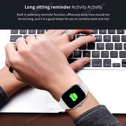 2026 New Smart Watch 2.01'' HD Display Bluetooth Call Message Alert Sports GPS Tracker Smartwatch Men Women For Android IOS Ht22