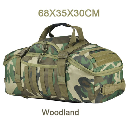 LQARMY 25L 45L 80L Sport Travel Bag Molle Tactical Backpack Gym Fitness Bag Large Duffle Bags for Camping Hunting Fishing