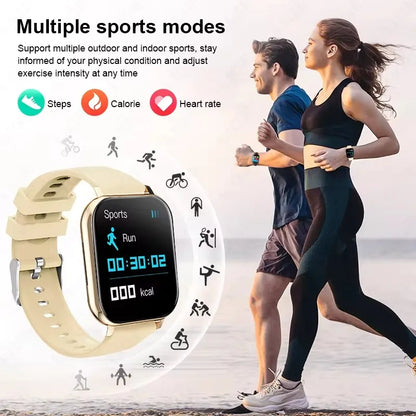 New Smart Watch Android IOS Phone 1.44‘’ Color Screen Bluetooth Call Blood Oxygen/Pressure Monitoring Smart Watch Women Men ht30