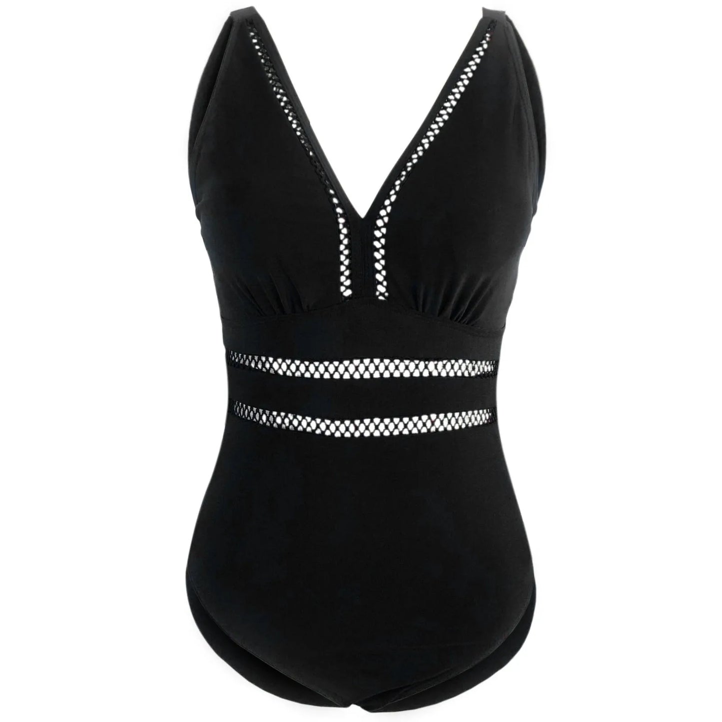 Women'S Suit Women'S Large Size Swimsuit Solid Color Swimsuit Mesh Stitching Printed Swimsuit Bikini летний костюм женский