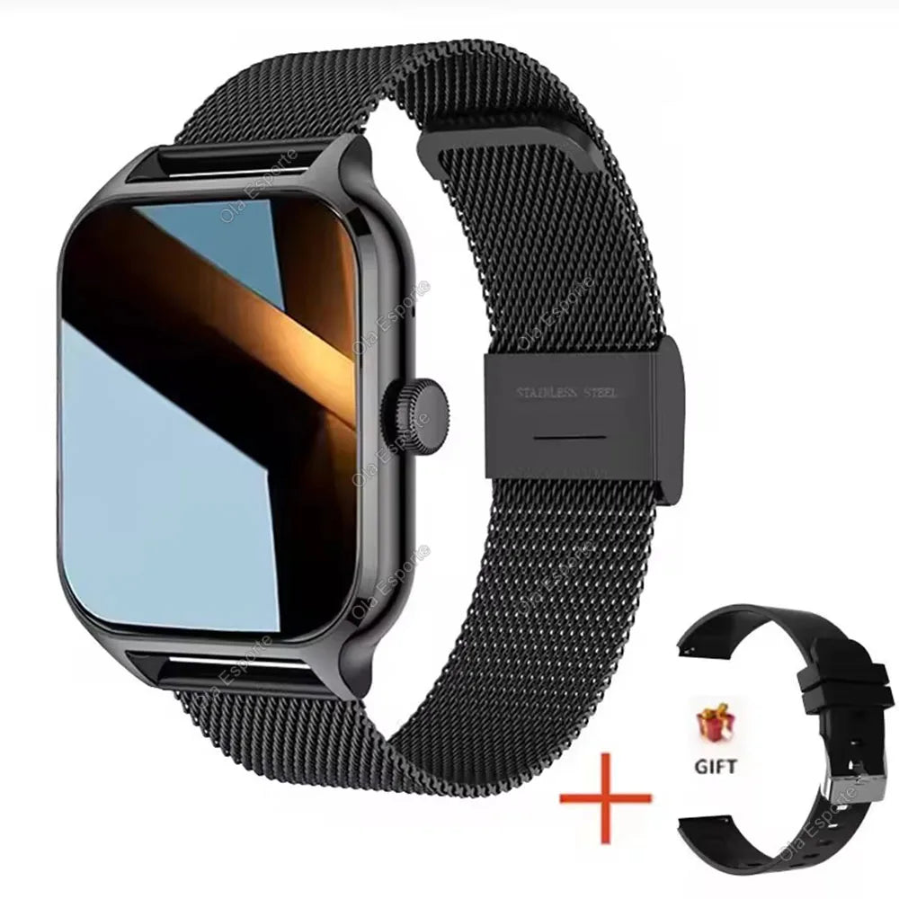 2026 New Smart Watch 2.01'' HD Display Bluetooth Call Message Alert Sports GPS Tracker Smartwatch Men Women For Android IOS Ht22
