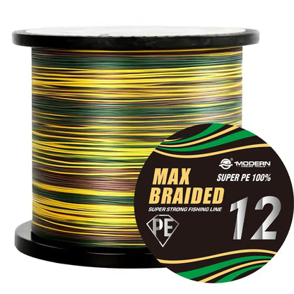 VIKINGAR 1000M 12 Strands Braided Fishing Line Super Strong Japan Multifilment PE Line Durable X12 300M 500M Carp Fishing Line