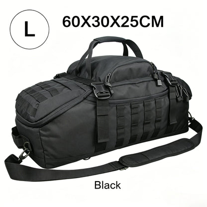 LQARMY 25L 45L 80L Sport Travel Bag Molle Tactical Backpack Gym Fitness Bag Large Duffle Bags for Camping Hunting Fishing