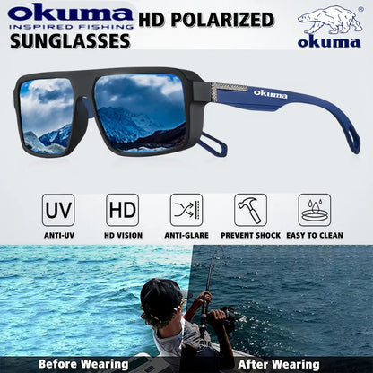 Okuma polarized fishing sunglasses UV400 men's and women's outdoor sports cycling hunting driving sunglasses