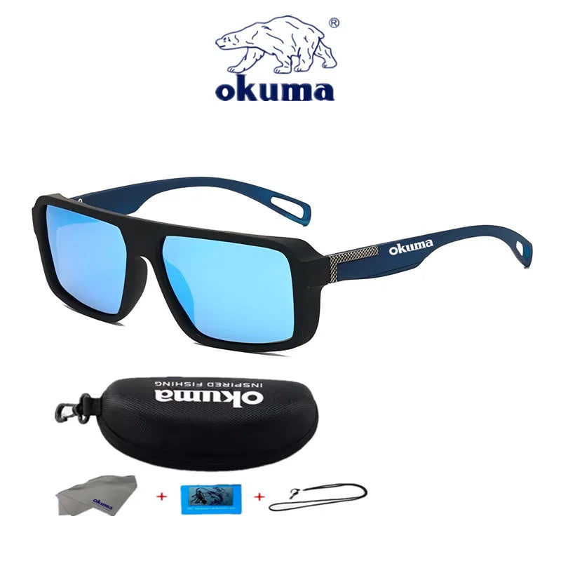 Okuma polarized fishing sunglasses UV400 men's and women's outdoor sports cycling hunting driving sunglasses