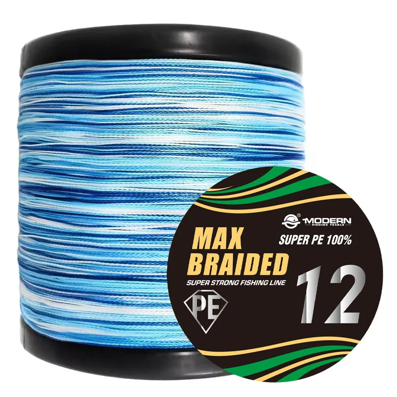 VIKINGAR 1000M 12 Strands Braided Fishing Line Super Strong Japan Multifilment PE Line Durable X12 300M 500M Carp Fishing Line