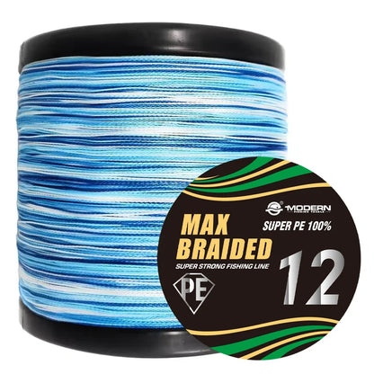 VIKINGAR 1000M 12 Strands Braided Fishing Line Super Strong Japan Multifilment PE Line Durable X12 300M 500M Carp Fishing Line