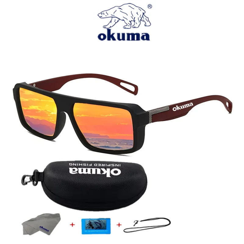 Okuma polarized fishing sunglasses UV400 men's and women's outdoor sports cycling hunting driving sunglasses