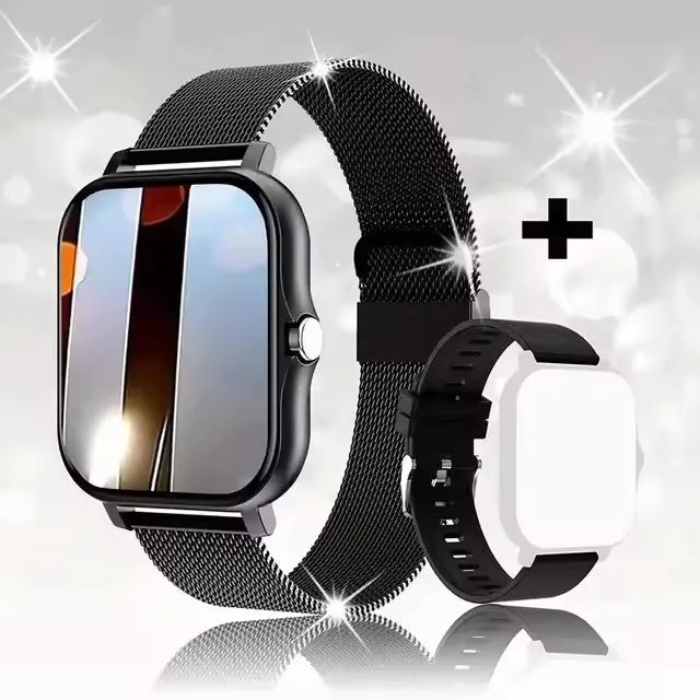 New Smart Watch Android IOS Phone 1.44‘’ Color Screen Bluetooth Call Blood Oxygen/Pressure Monitoring Smart Watch Women Men ht30
