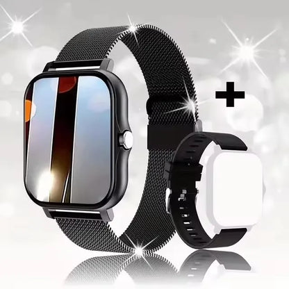 New Smart Watch Android IOS Phone 1.44‘’ Color Screen Bluetooth Call Blood Oxygen/Pressure Monitoring Smart Watch Women Men ht30