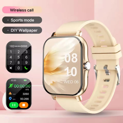 Smart Watch Android IOS Phone 1.83 Inch Color Screen Bluetooth Answer Call Fitness Watches Tracker Smartwatch Women Men New Ht30