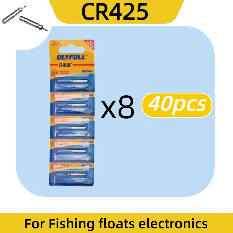 5-100PCS CR425 Fishing Float Battery High Brightness Night Fishing Luminous Battery for Electronic Floats Tackle Accessories