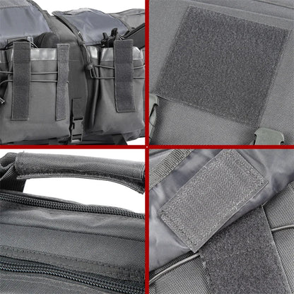 32 38 42 48 inch Tactical Double Rifle Case Molle Rifle Bag Sniper Airsoft Gun Case Backpack Hunting Gun Holster