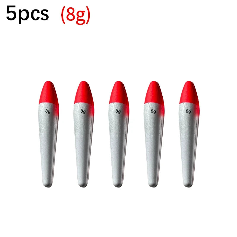 5Pcs Sea Fishing Buoys Floats EVA Casting Fishing Stick Float 2g-50g Saltwater Fishing Bobber Flotador Fishing Tackle pesca