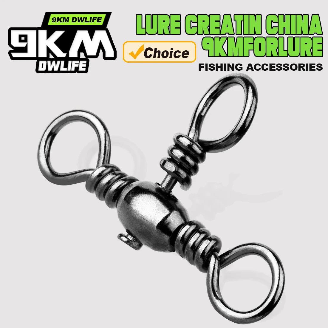 3 Way Swivels 25~50Pcs Swivels Fishing Tackle Catfish Tackle Stainless Brass Catfish Surf Rigs Saltwater Fishing Barrel Swivels