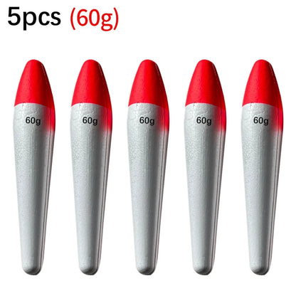 5Pcs Sea Fishing Buoys Floats EVA Casting Fishing Stick Float 2g-50g Saltwater Fishing Bobber Flotador Fishing Tackle pesca