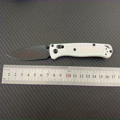 BM 533-3 MINI Bugout Nylon Wave Fibre Handle Axis Lock Folding Outdoor Pocket Knife EDC Camping Hunting Tools