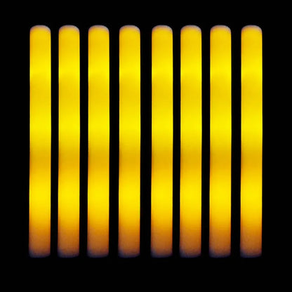 10/20/30/40/50/60pcs Customizable Colorful RGB LED Glow Sticks Glow Foam Stick Wedding Halloween Christmas Party Decoration