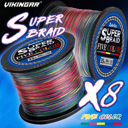 100% Original Japan Upgrade 8 Strand Braided Fishing Line 16-85LB 1000M Super Strong Smooth PE Carp Bass Multifilament Saltwater