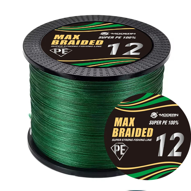 VIKINGAR 1000M 12 Strands Braided Fishing Line Super Strong Japan Multifilment PE Line Durable X12 300M 500M Carp Fishing Line