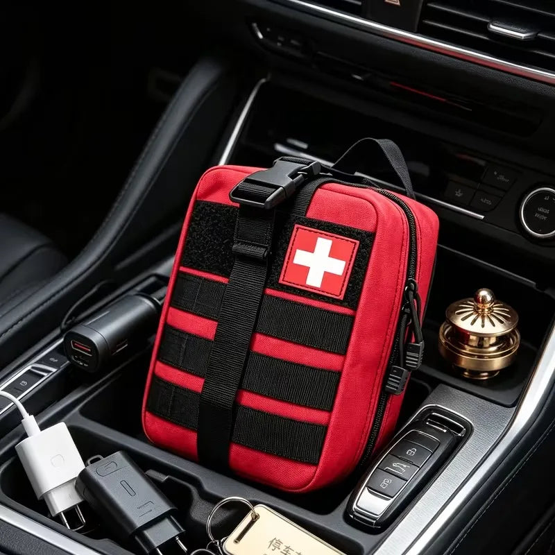 363pcs First Aid Kit Bag All Purpose Emergency Survival Home Car Office Travel Camping Outdoor Boating Essential Medical Bag