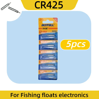 5-100PCS CR425 Fishing Float Battery High Brightness Night Fishing Luminous Battery for Electronic Floats Tackle Accessories