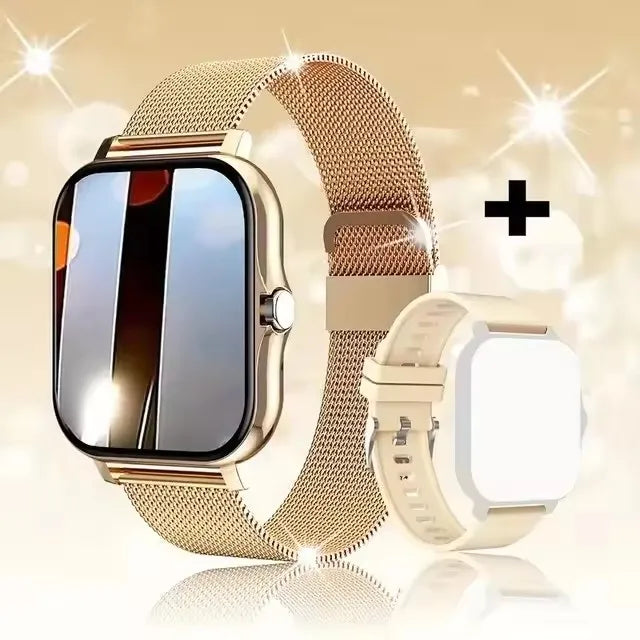 New Smart Watch Android IOS Phone 1.44‘’ Color Screen Bluetooth Call Blood Oxygen/Pressure Monitoring Smart Watch Women Men ht30