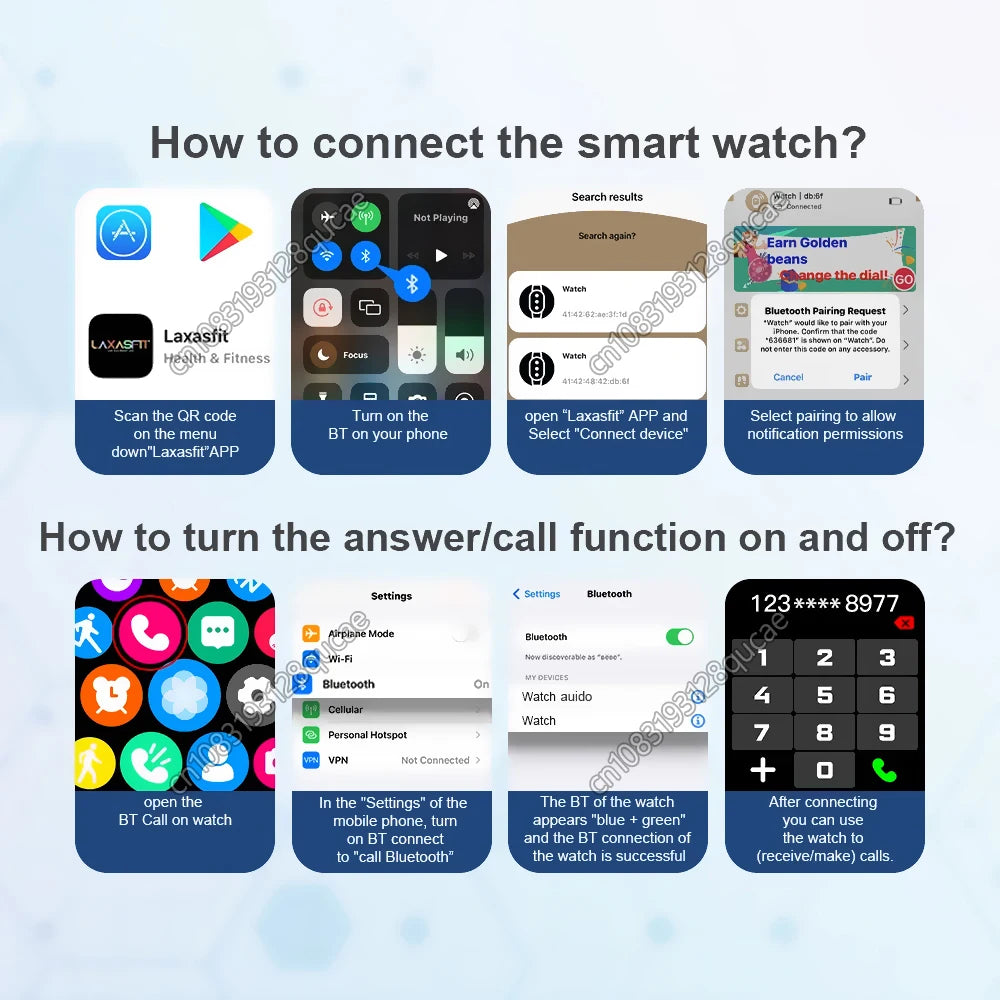 2026 New Smart Watch 2.01'' HD Display Bluetooth Call Message Alert Sports GPS Tracker Smartwatch Men Women For Android IOS Ht22