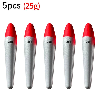 5Pcs Sea Fishing Buoys Floats EVA Casting Fishing Stick Float 2g-50g Saltwater Fishing Bobber Flotador Fishing Tackle pesca