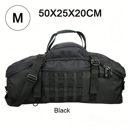 LQARMY 25L 45L 80L Sport Travel Bag Molle Tactical Backpack Gym Fitness Bag Large Duffle Bags for Camping Hunting Fishing