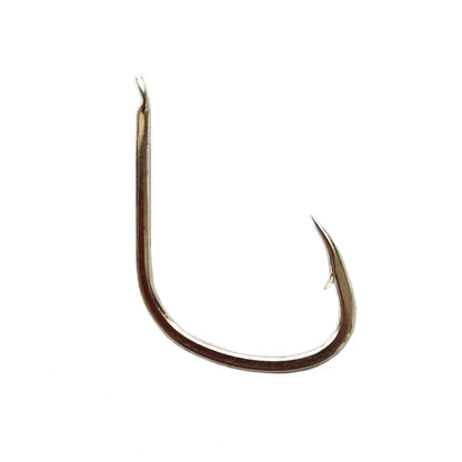 100pcs Saltwater Fishing Hooks Bright Tin Barbed Slow Jig Fishhooks Single Jigging Hook Sea Fishing Supplies Accessories Pesca