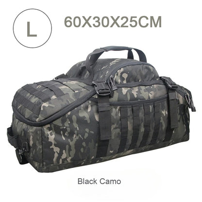 LQARMY 25L 45L 80L Sport Travel Bag Molle Tactical Backpack Gym Fitness Bag Large Duffle Bags for Camping Hunting Fishing