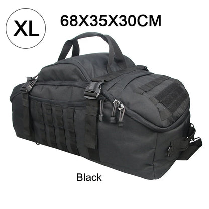LQARMY 25L 45L 80L Sport Travel Bag Molle Tactical Backpack Gym Fitness Bag Large Duffle Bags for Camping Hunting Fishing