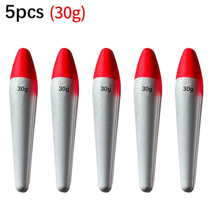 5Pcs Sea Fishing Buoys Floats EVA Casting Fishing Stick Float 2g-50g Saltwater Fishing Bobber Flotador Fishing Tackle pesca