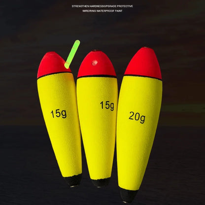 3pcs Peche 10g-100g Foam Fishing Float Elastic EVA Material Floating Buoyancy Buoyancy Fishing Tackle Water Sports