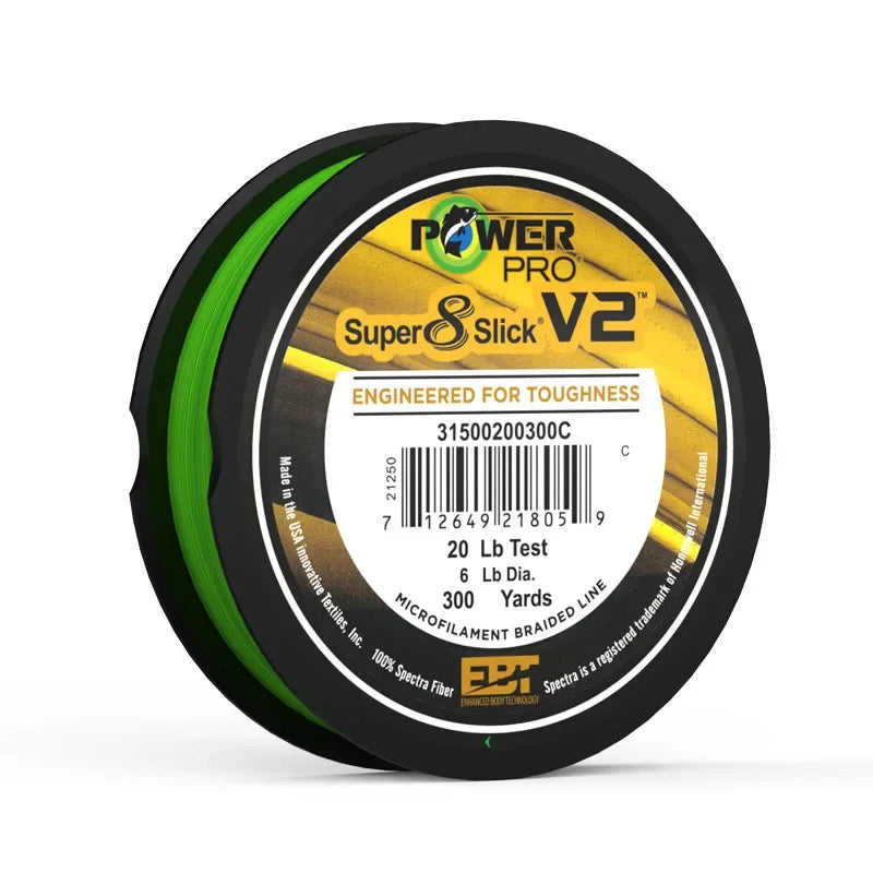 POWER PRO SSV2 275M PE Line 8 Strands Spectra Fishing Line Original USA fishing Braid Line PESCA