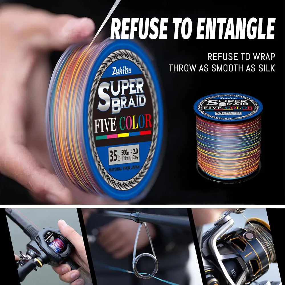 100% Original Japan Upgrade 8 Strand Braided Fishing Line 16-85LB 1000M Super Strong Smooth PE Carp Bass Multifilament Saltwater