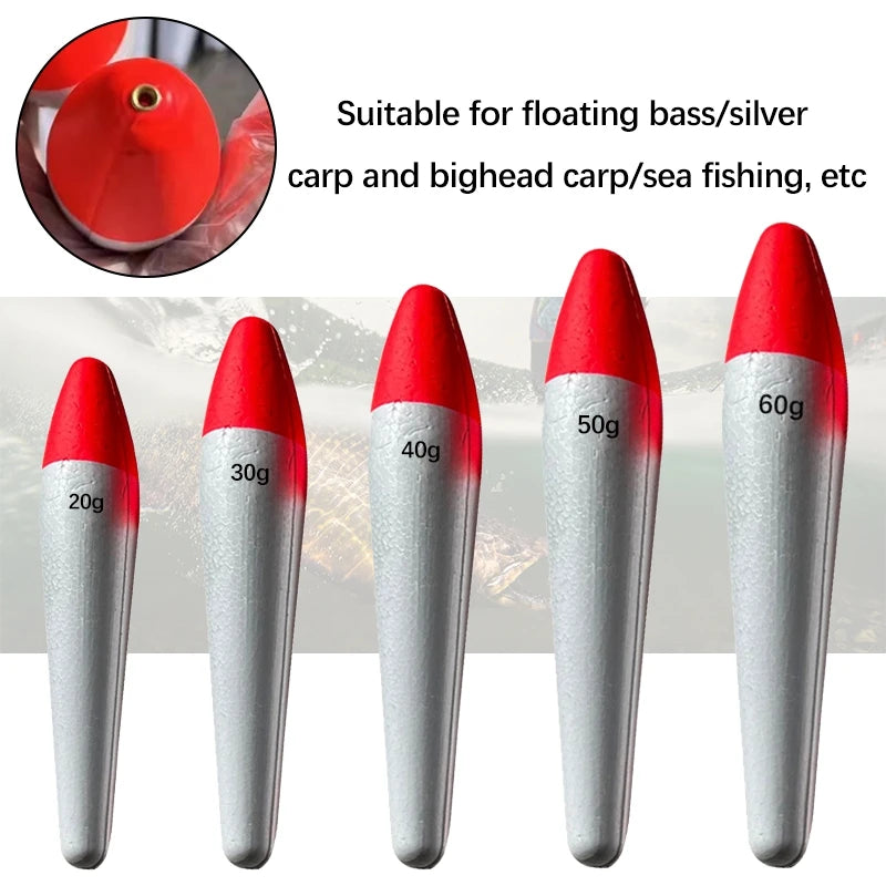 5Pcs Sea Fishing Buoys Floats EVA Casting Fishing Stick Float 2g-50g Saltwater Fishing Bobber Flotador Fishing Tackle pesca