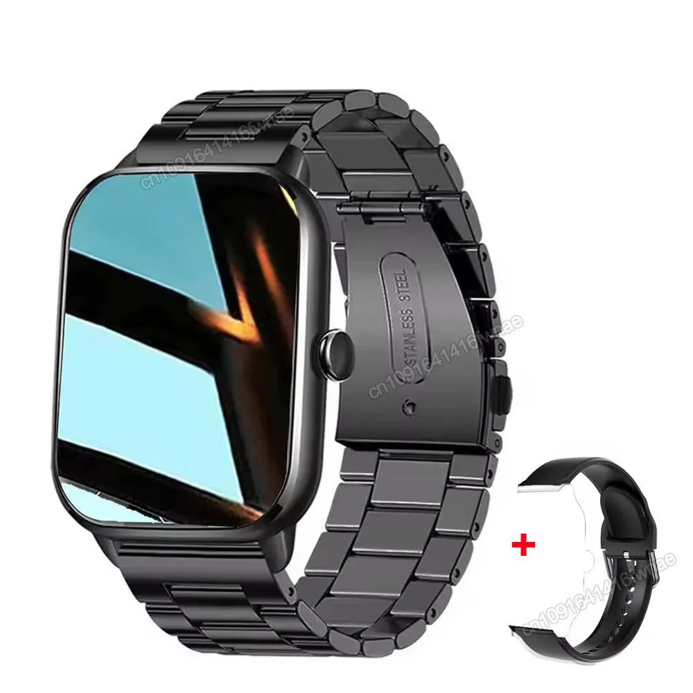 2026 New Smart Watch 2.01'' HD Display Bluetooth Call Message Alert Sports GPS Tracker Smartwatch Men Women For Android IOS Ht22