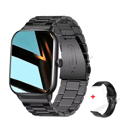 2026 New Smart Watch 2.01'' HD Display Bluetooth Call Message Alert Sports GPS Tracker Smartwatch Men Women For Android IOS Ht22
