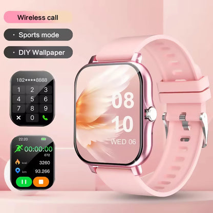 Smart Watch Android IOS Phone 1.83 Inch Color Screen Bluetooth Answer Call Fitness Watches Tracker Smartwatch Women Men New Ht30