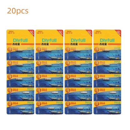 5-50PCS CR311 Luminous Battery Fishing Float Night Fishing Accessories Electronic Floats Batteries CR311