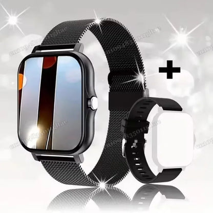 Smart Watch With Full Touch Screen Call Message Reminder Music Control And Other Functions Compatible with iPhone/Android HT30