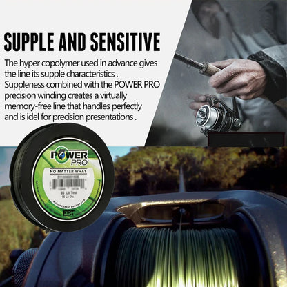 Original POWER PRO SSV2 8 Strands 300Yds Braided Spectra Fishing Line 10lb ~ 80lb USA PE Multifilament Braid Line PESCA